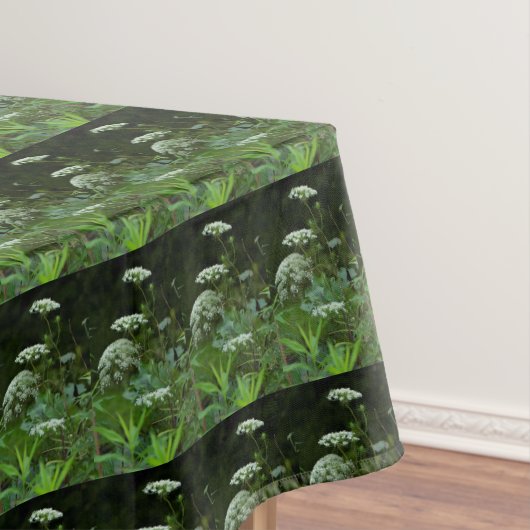 Königin Anne's Lace-Wildblume im Sommer Tischdecke (Beispiel)