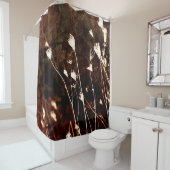 Königin Anne's Spitzendark Brown Green Tapestry Duschvorhang (Beispiel)