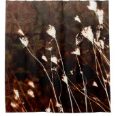 Königin Anne's Spitzendark Brown Green Tapestry Duschvorhang (Vorderseite)