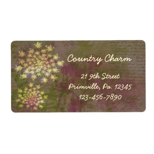 Königin Anne's Spitzenlabel (Vorne)