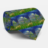 Königin Anns spitzenblauer See Krawatte (Gerollt)