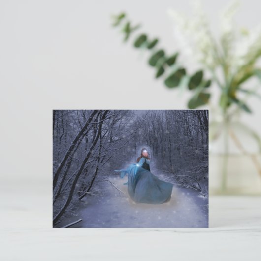 Königin anzeigen postkarte (Stehend Vorderseite)