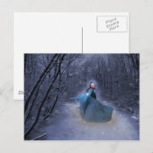 Königin anzeigen postkarte (Vorne/Hinten)