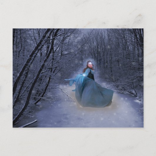 Königin anzeigen postkarte (Vorderseite)