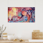 KÖNIGIN ARCADIA Fantasy Poster (Küche)