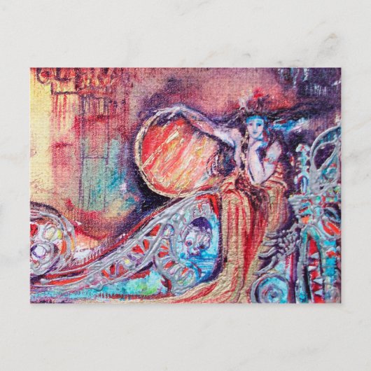 KÖNIGIN ARCADIA Fantasy Postkarte (Vorderseite)