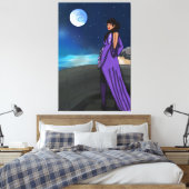 Königin auf ihrem Balkon Leinwanddruck (Insitu (Schlafzimmer))