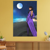 Königin auf ihrem Balkon Leinwanddruck (Insitu (Wohnzimmer))