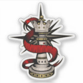 Königin Aufkleber (Vorderseite)