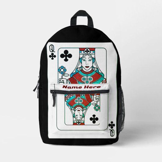 Königin Bedruckter Rucksack (Vorderseite)