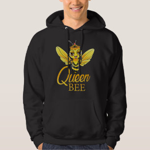 Königin Bee Crown Women Girls Honey Bee Bienenstoc Hoodie