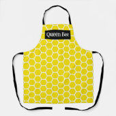 Königin Bee gelb Schürze (Vorderseite)