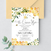 Königin Bee Gender Neutral Mama zu Baby Dusche