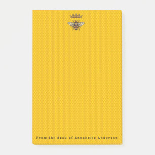 Königin Bee mit Krone Post-it Klebezettel