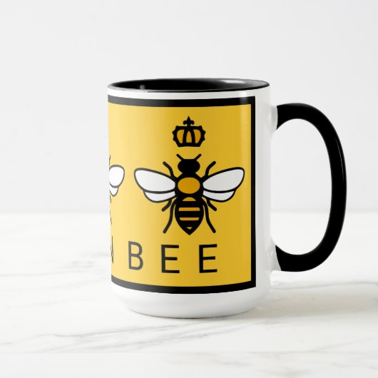 Königin Bee mit Krone Tasse (Rechts)