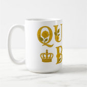 Königin Bee Royal Crown Floral Honey Bee Kaffeetasse (Links)