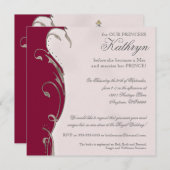 Königin Bee Royal Wedding Bridal Dusche Einladung (Vorne/Hinten)