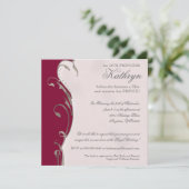 Königin Bee Royal Wedding Bridal Dusche Einladung (Stehend Vorderseite)