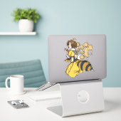 Königin Bee's Honey Aufkleber (Laptop auf Schreibtisch)