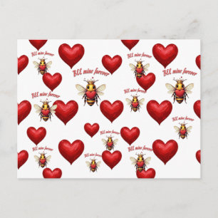 Königin Biene der Herzen  Postkarte