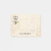 Königin-Biene-Honigbiene Post-it Klebezettel (Vorderseite)