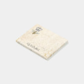 Königin-Biene-Honigbiene Post-it Klebezettel (angewinkelt)