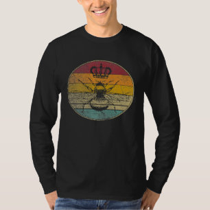 Königin Biene Imker Rette Die Bienen Retro Honig W T-Shirt