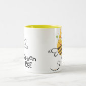 Königin BIENE, Kaffee-Tasse Zweifarbige Tasse (Mittel)