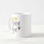 Königin Biene Kaffeetasse (Vorderseite Links)