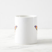 Königin Biene Mit Krone Kaffeetasse (Mittel)
