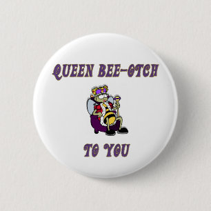 Königin Biene-otch Button