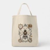 Königin Biene Steampunk Biene Tragetasche (Rückseite)