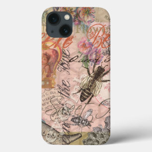 Königin Biene Vintage Schöne Collage Case-Mate iPhone Hülle