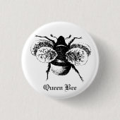 Königin-Bienen-Button Button (Vorderseite)