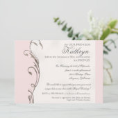 Königin-Bienen-königliche Wedding Einladung (Stehend Vorderseite)