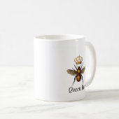 Königin-Bienen-Tasse Kaffeetasse (VorderseiteRechts)