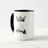 Königin-Bienen-Tasse Tasse (Vorderseite Links)