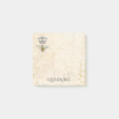 Königin-Bienenwabe-Hive Post-it Klebezettel (Vorderseite)