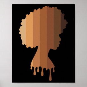 Königin Black Women Black History Monat Blm Junete Poster