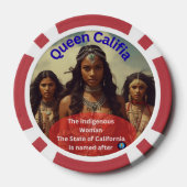 Königin Califia Pokerchips (Rückseite)