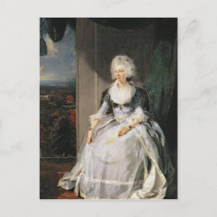 Königin Charlotte, 1789-90, Ehefrau von George III Postkarte