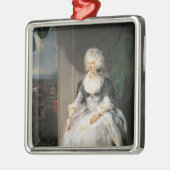 Königin Charlotte, 1789-90, Ehefrau von George III Silbernes Ornament (Links)