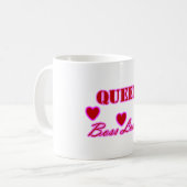 Königin-Chef-Dame Mug Kaffeetasse (Vorderseite Links)