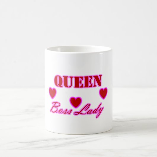 Königin-Chef-Dame Mug Kaffeetasse (Mittel)
