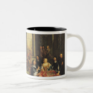 Königin Christina von Schweden und von ihrem Zweifarbige Tasse