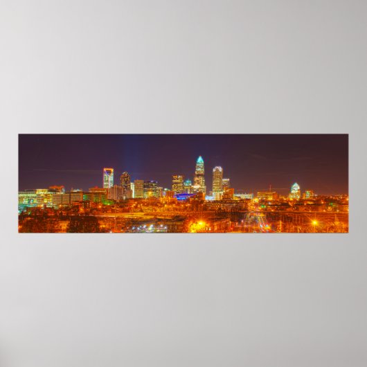 Königin City @ Nacht Poster (Vorne)