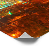 Königin City @ Nacht Poster (Ecke)