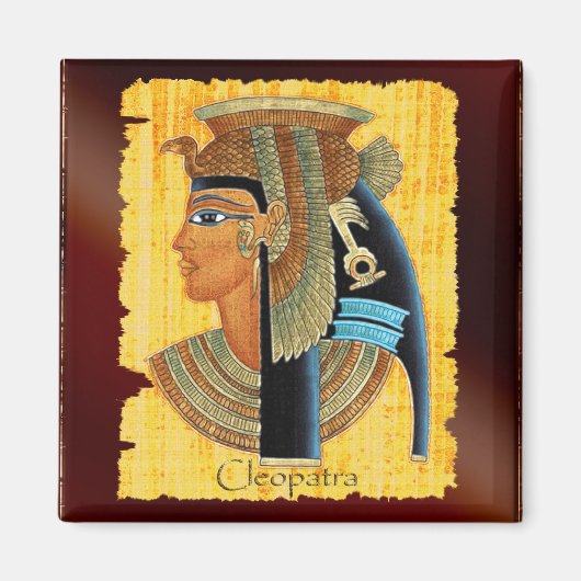 Königin"Cleopatra" Antike ägyptische Kunstmagnete Magnet (Vorne)