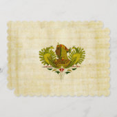 Königin Cleopatra Einladung (Vorne/Hinten)