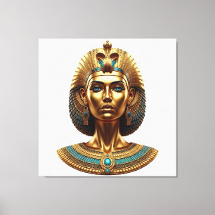 Königin Cleopatra – Goldene pharaonische Leinwand